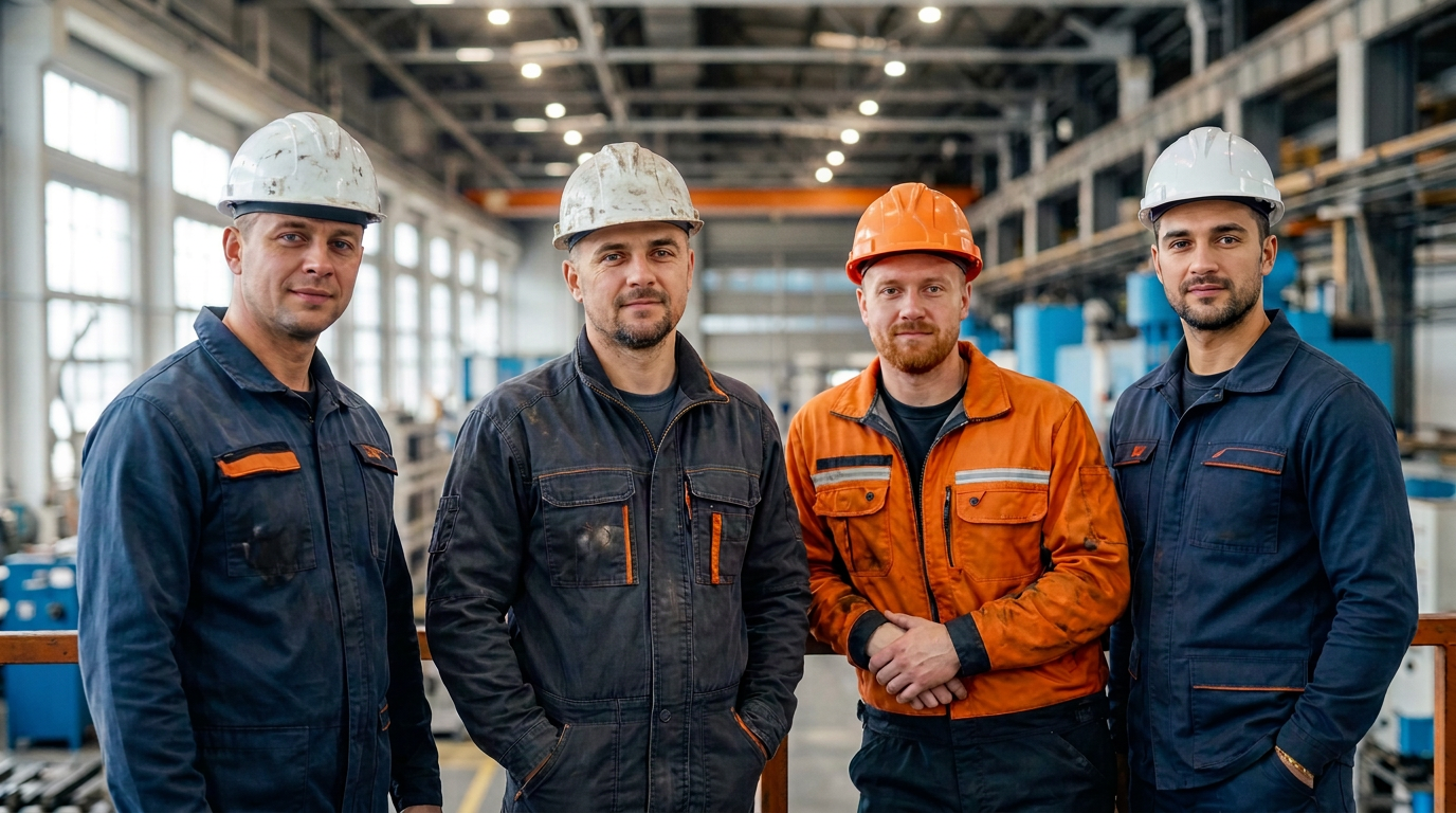 Vakmensen in techniek, productie, logistiek en bouw